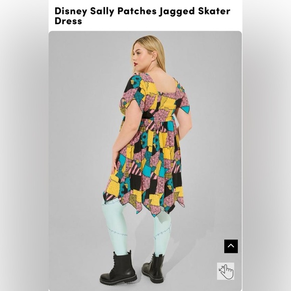 Torrid Disney Sally Patches Dress w/ leggings - Picture 3 of 8